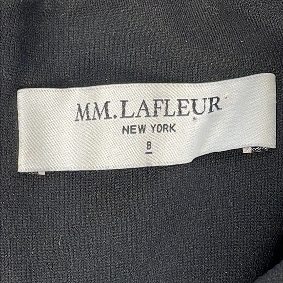 MM Lafleur The Katie Dress Black Sleeveless Sheath Knee Length Business Sz 8 - Picture 11 of 16